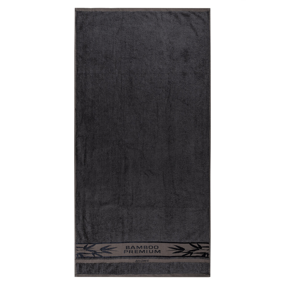 4Home Osuška Bamboo Premium tmavě šedá, 70 x 140 cm - main (1)