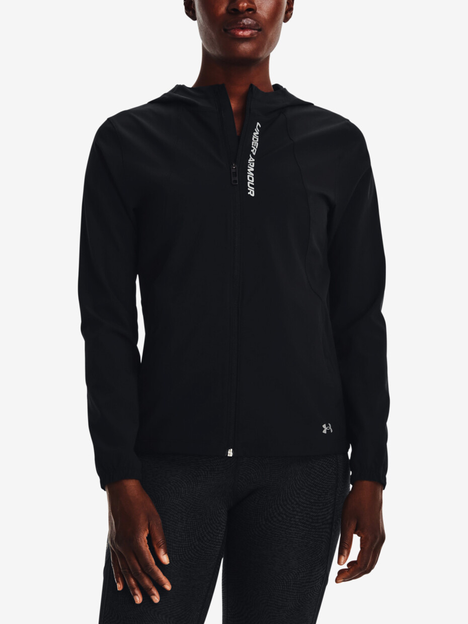 Dámská bunda Under Armour  OutRun the Storm Jkt-BLK S - main (0)