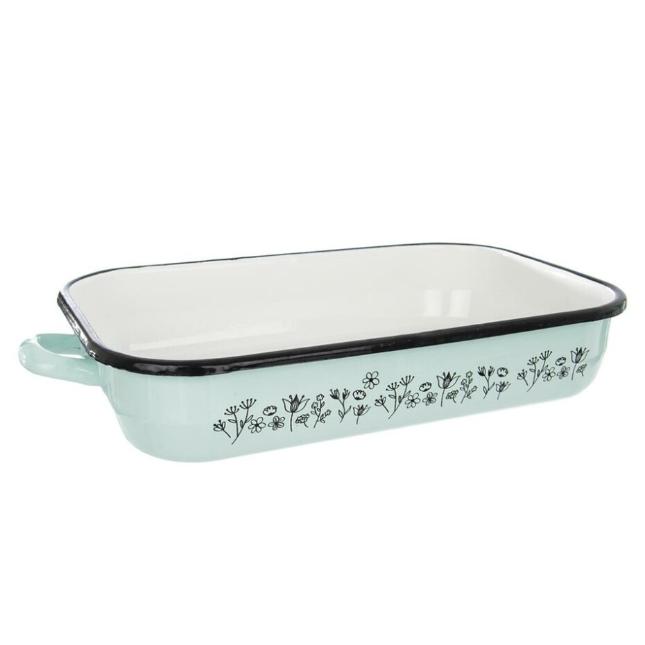 Pekáč smalt zelený LOUKA 34x22 cm  - main (0)