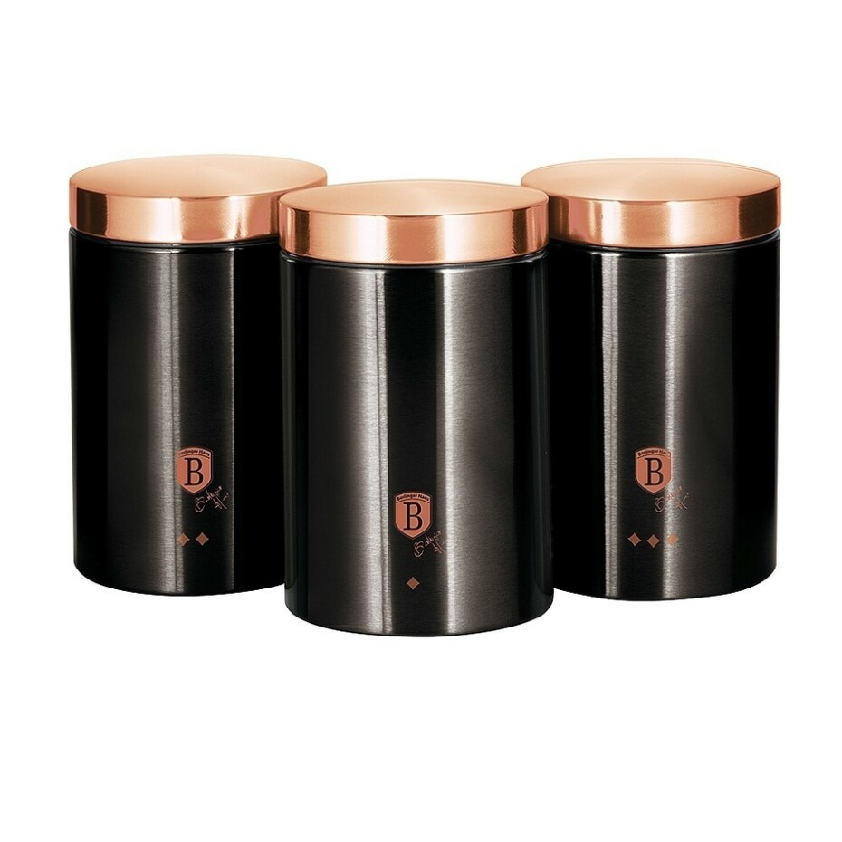 Berlinger Haus 3dílná sada dóz Black Rose Collection - main (0)