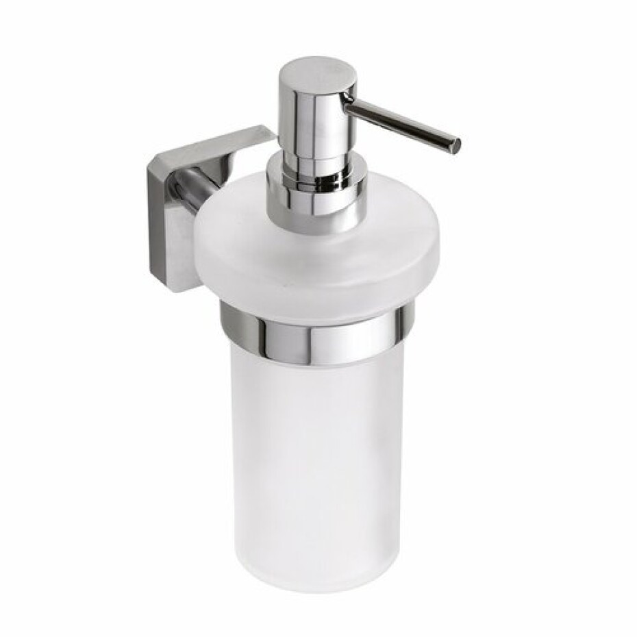 SAPHO IS019 Insia dávkovač mýdla 230 ml, mléčné sklo/chrom - main (0)