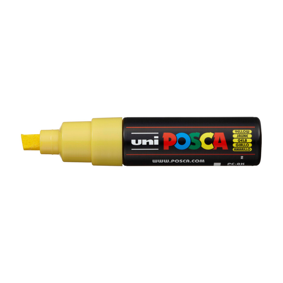 Posca popisovač PC-8K, 8 mm, žlutá (2) - main (0)