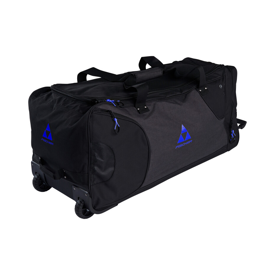 Hokejová taška na kolečkách Fischer  DeLuxe Black/Blue 40" Senior - main (0)