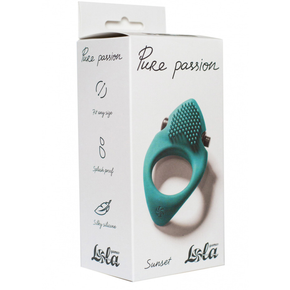 Vibrační erekční kroužek Pure Passion Sunset Green - main (4)