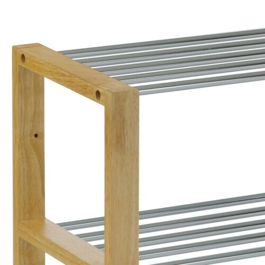 Botník 3 patra, přírodní, 80 x 30 x 50 cm - main (1)