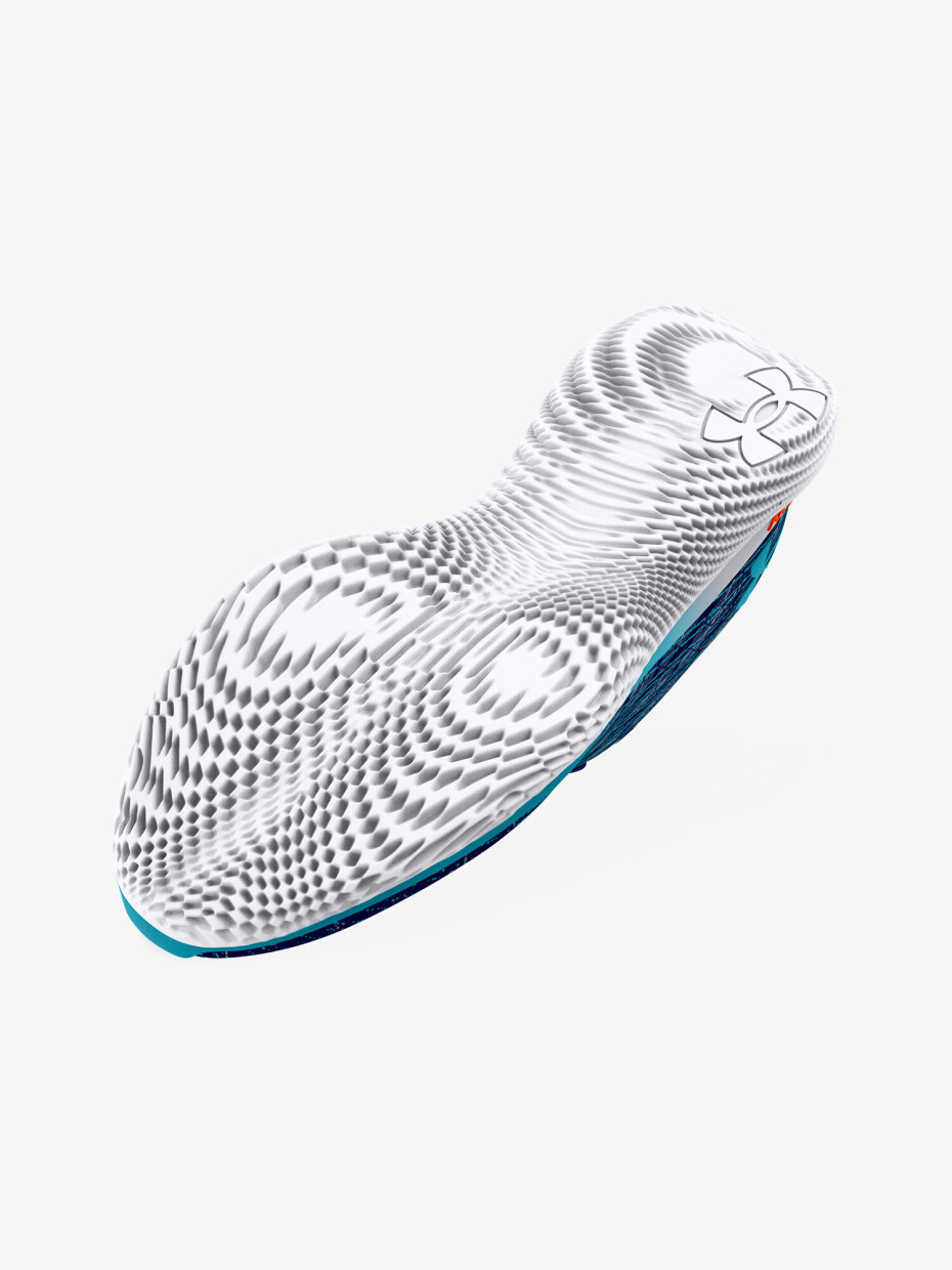 Under Armour Men's UA Flow Velociti Wind 2 Running Shoes Sonar Blue/Citrus Blast/Blue Surf - main (2)