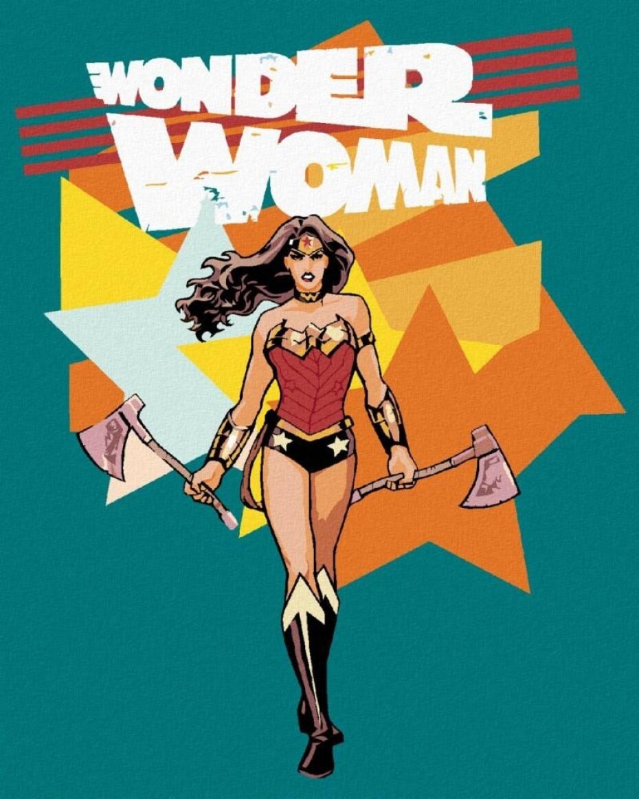 Malování podle čísel 40 x 50 cm Wonder Woman - SEKERA PLAGÁT - main (0)