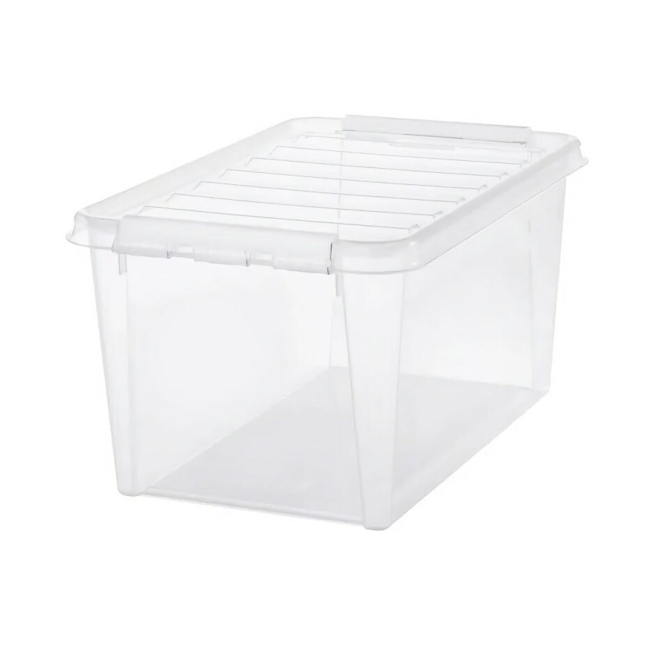 SmartStore Úložný box s bílými klipy Classic, 47 l, 47 l - main (0)