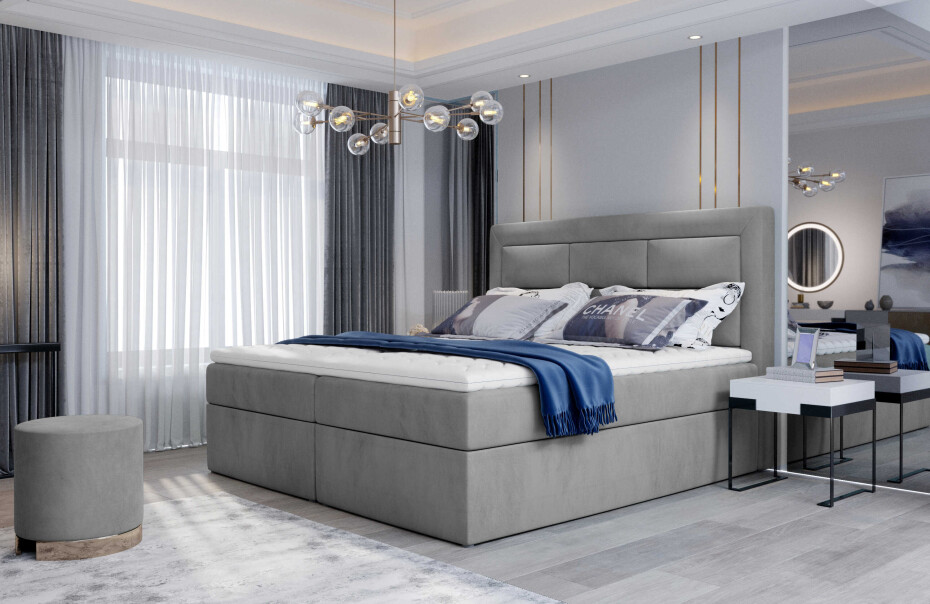Artelta Manželská postel VIVRE Boxspring | 180 x 200 cm Barva VIVRE: Soft 17 - main (13)