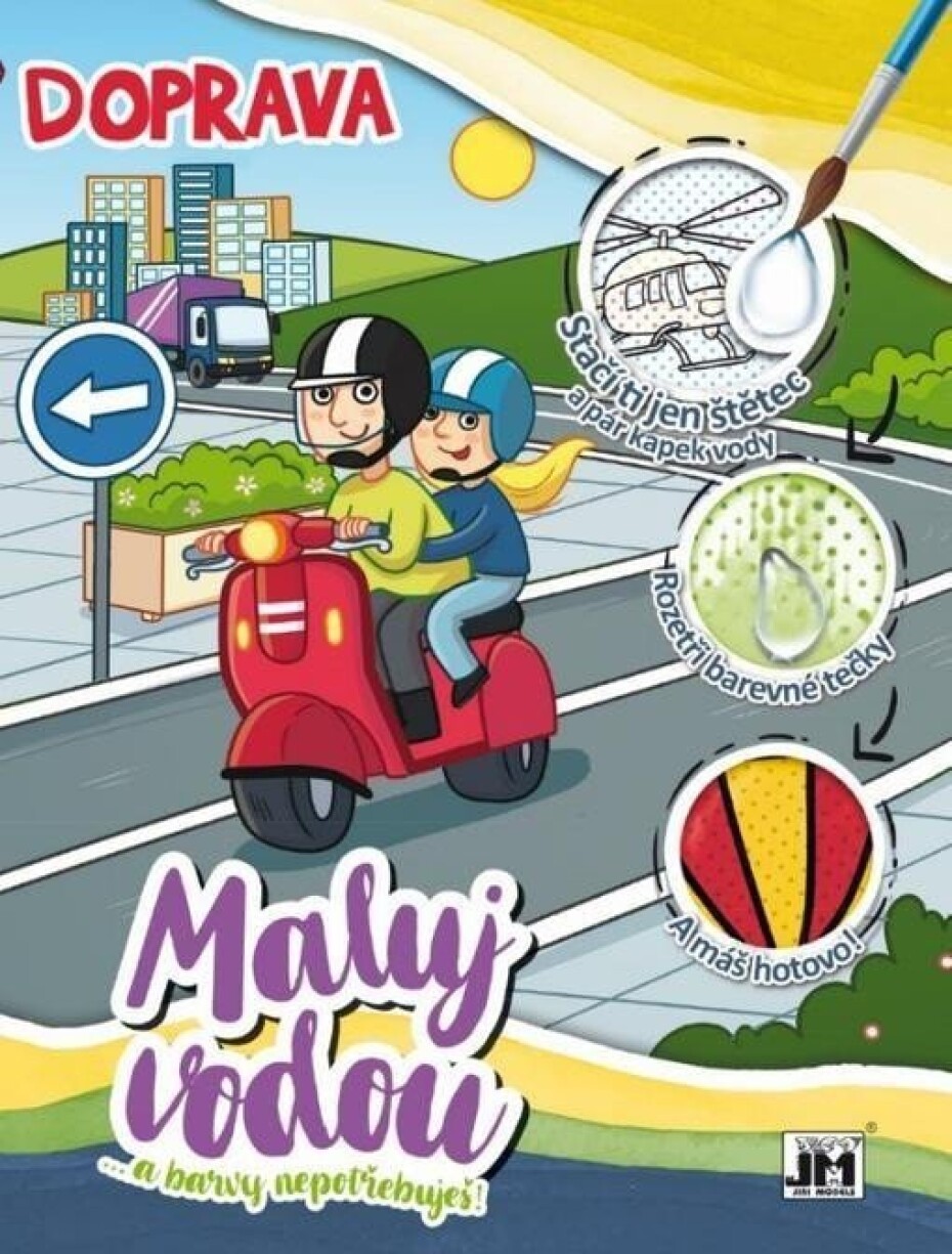 Doprava - Vodové omalovánky A4 - main (0)