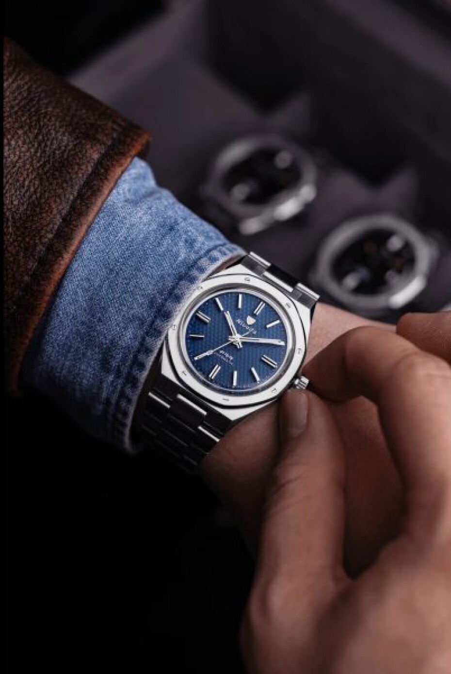 Nivada Grenchen F77 Blue 68001A77 - Bracelet - main (16)