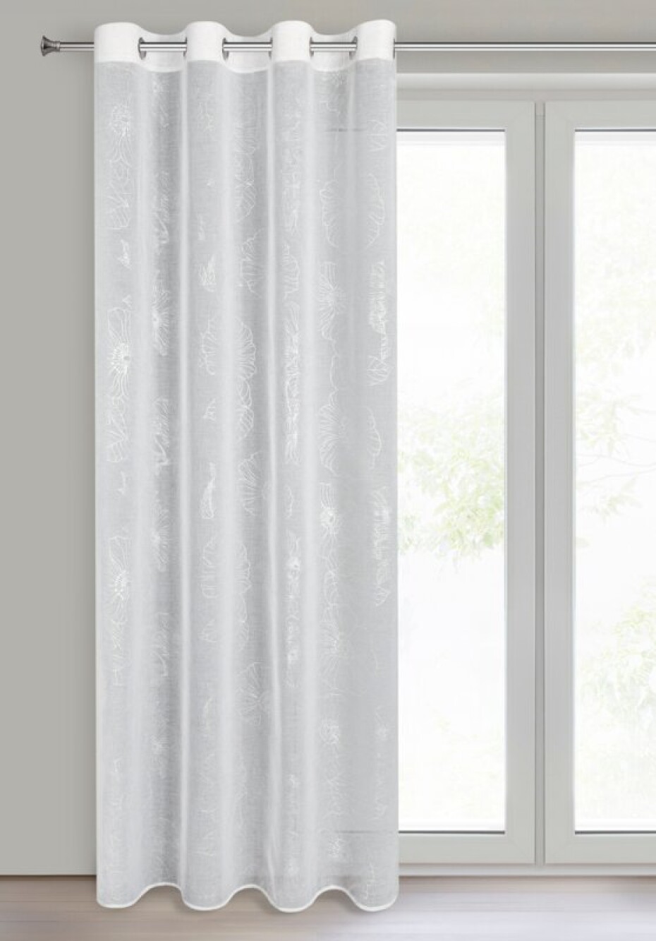 ArtFir Záclona SAGA K | bílá 140 x 250 cm - main (1)