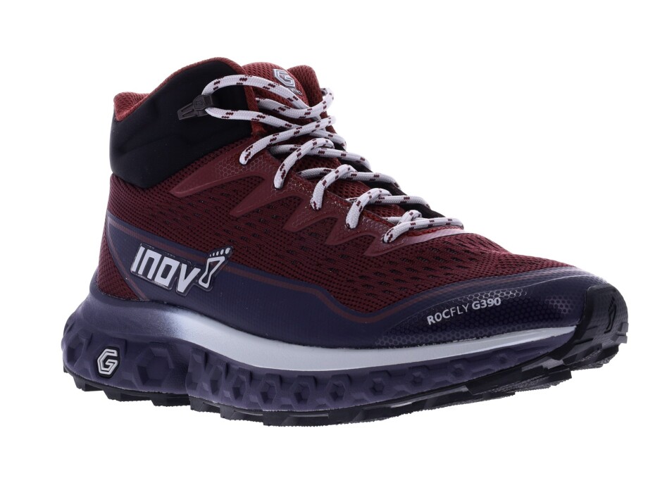 Dámská outdoorová obuv Inov-8  Rocfly G 390 Burgundy/Black  UK 6 - main (5)