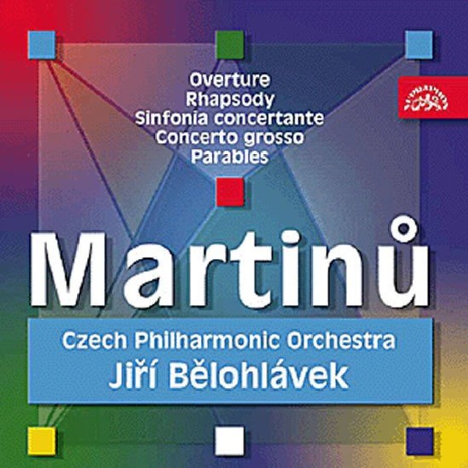 Předehra pro orchestr, Rapsodie pro velký orchestr, Sinfonia Concertante.. - CD - Bohuslav Martinů - main (0)