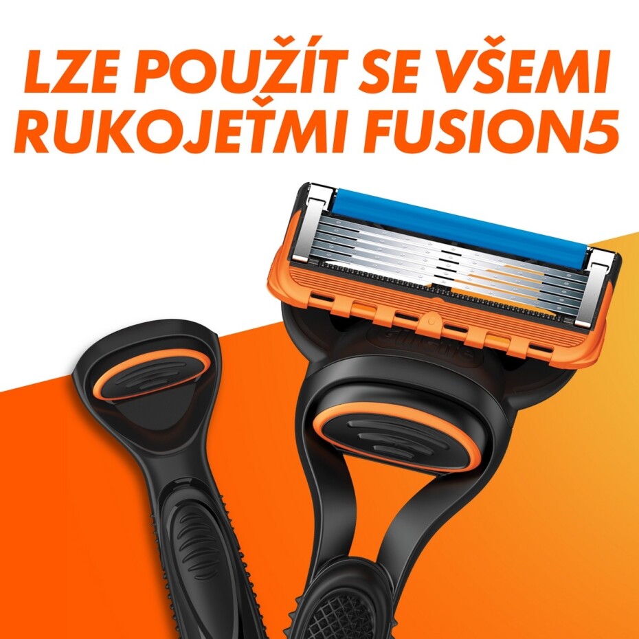Gillette Náhradní hlavice 8 ks + holicí gel Fusion5 - main (5)