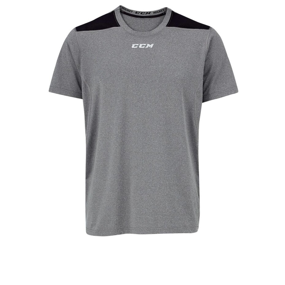 Pánské tričko CCM  Premium Tech Tee   S, černá - main (1)
