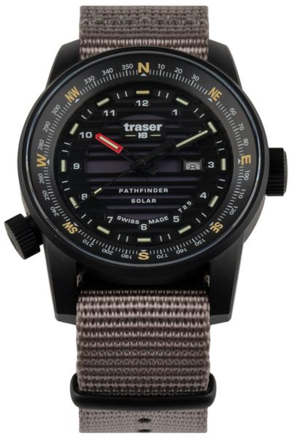 Traser P68 Pathfinder Solar Black Šedé Nato - main (0)