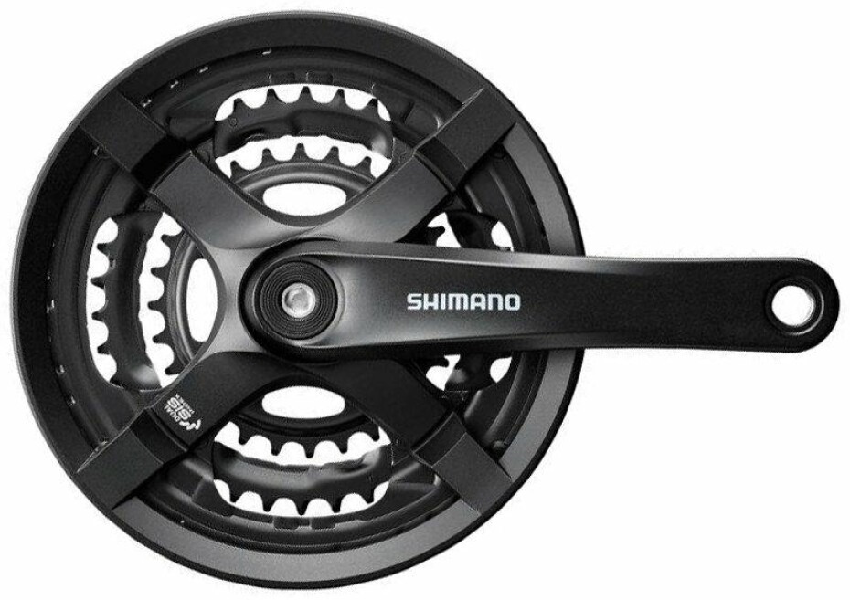 Shimano kliky Tourney FC-TY301-L 170mm 48-38-28 zubů, černé s krytem - main (0)