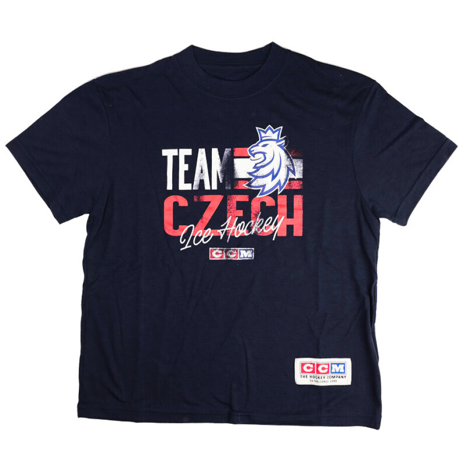 Dětské tričko CCM  Love'em Stripes Czech Hockey M - main (2)
