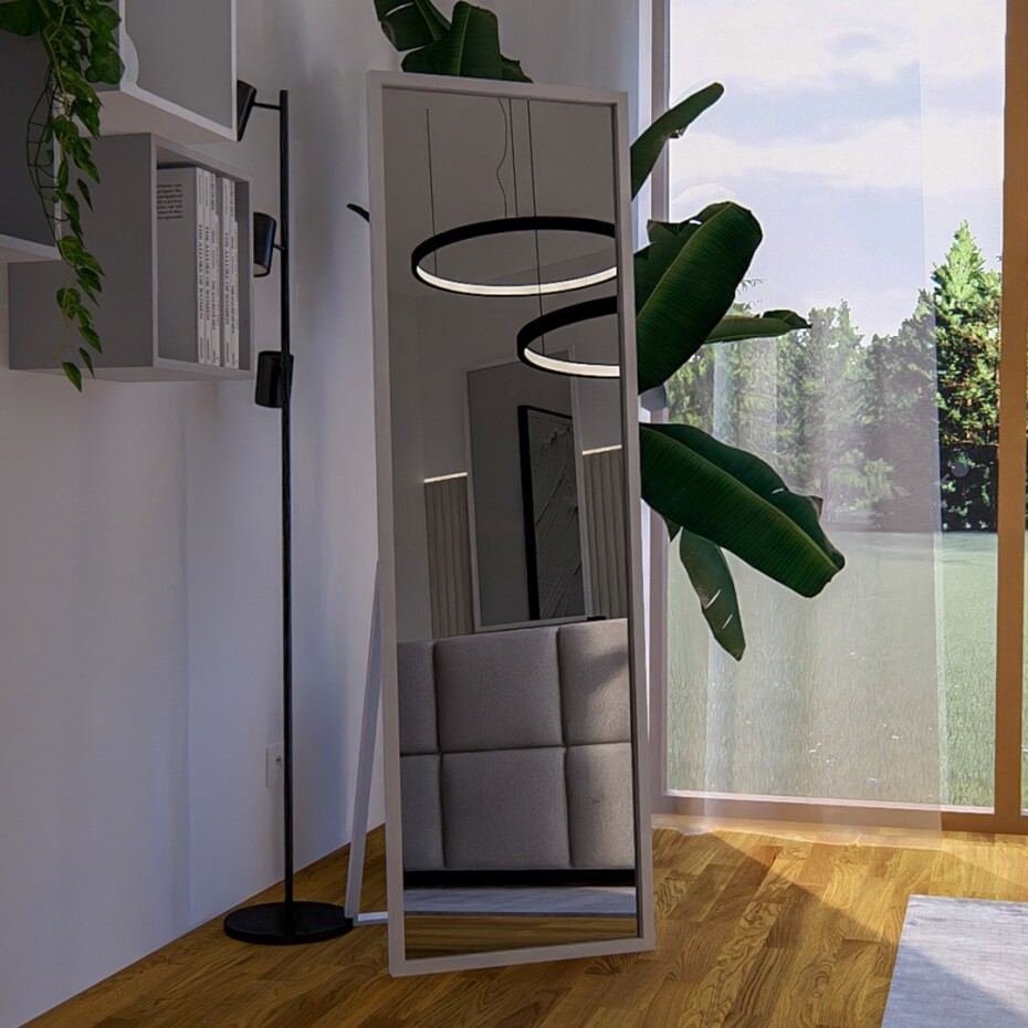 Elvisia Zrcadlo STELA | bílá 170 x 50 cm - main (6)