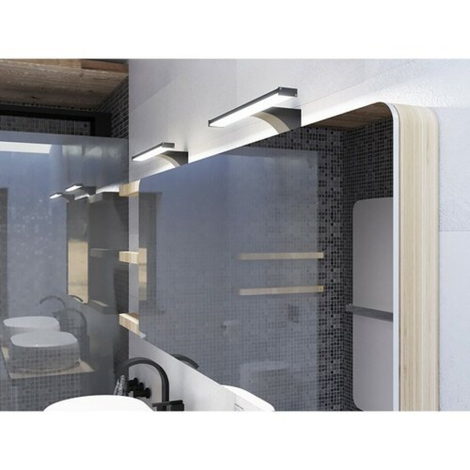 Panlux LED svítidlo do koupelny Elesar černá, š. 60 cm, 12 W - main (1)