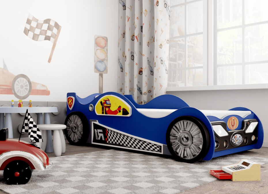 Artplast Dětská postel formulka MONZA | mini 90 x 190 cm Barva: Žlutá - main (3)