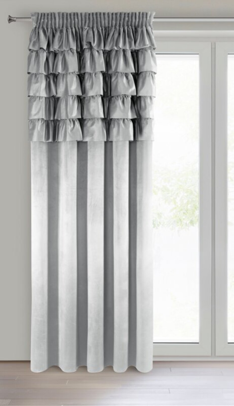 ArtFir Závěs AURA P | stříbrná 140 x 270 cm - main (1)