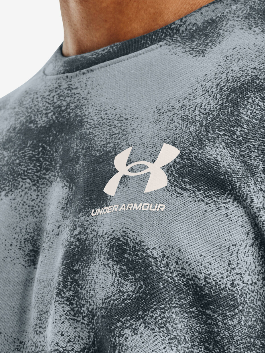 Pánská mikina Under Armour  Rival Terry Nov Crew-BLU L - main (2)
