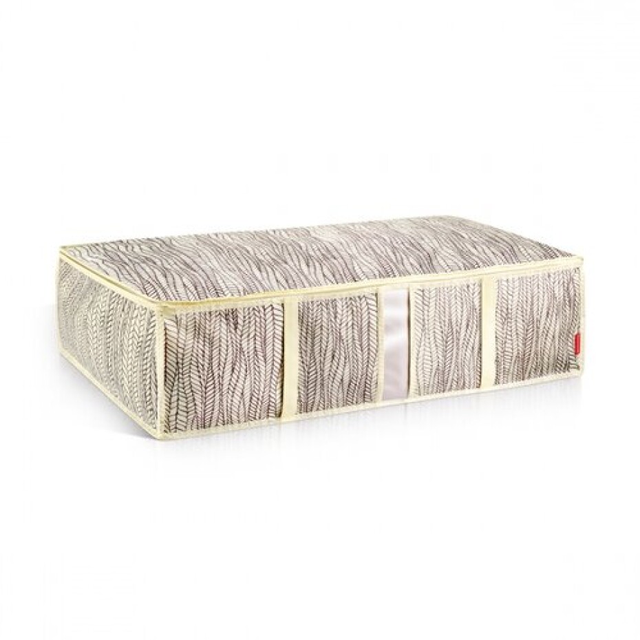 Obal na přikrývky FANCY HOME 80 x 52 x 20 cm, smetanová - main (0)