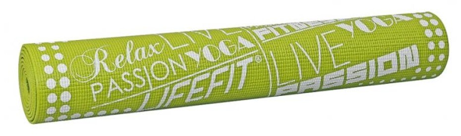 Lifefit Gymnastická podložka SLIMFIT, 173x61x0.4cm, světle zelená - main (0)