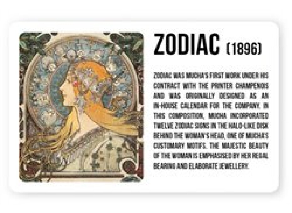 Magnet Alfons Mucha - Zodiac - main (0)