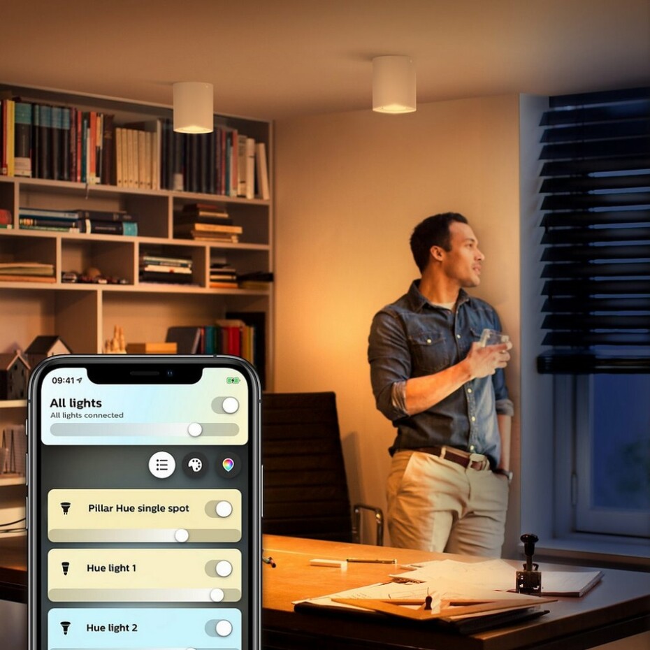 Philips Hue 56330/31/P9 LED přisazený lustr Pillar 1x5,5W | GU10 - Bluetooth, inteligentní  - main (6)
