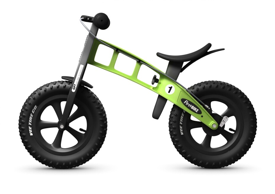 Dětské odrážedlo FirstBike  FAT Edition Green - main (0)