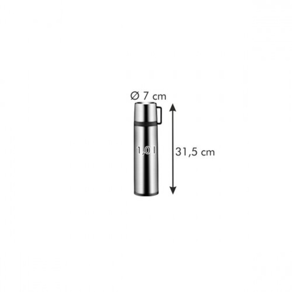 TESCOMA termoska s hrníčkem CONSTANT 1.0 l, nerez, 1 l - main (1)