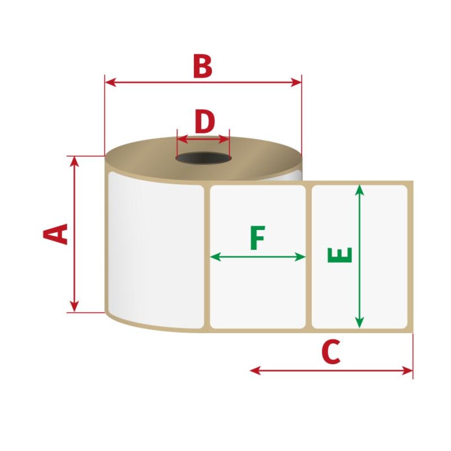 Etikety 100mm x 70mm, termo, D40/500ks - main (0)
