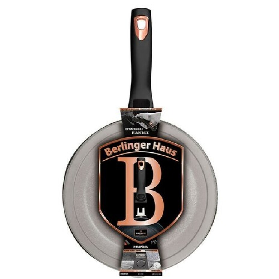 Berlinger Haus Pánev s odnímatelnou rukojetí a víkem Black Rose Collection, 24 cm - main (3)