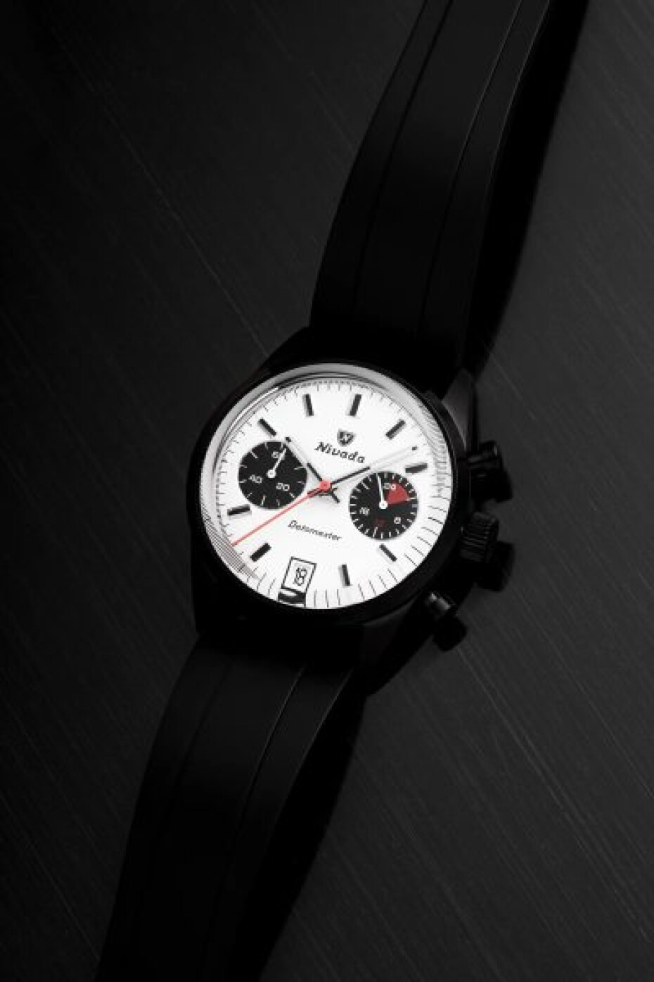 Nivada Grenchen Datomaster Black - Black Racing Leather - main (14)