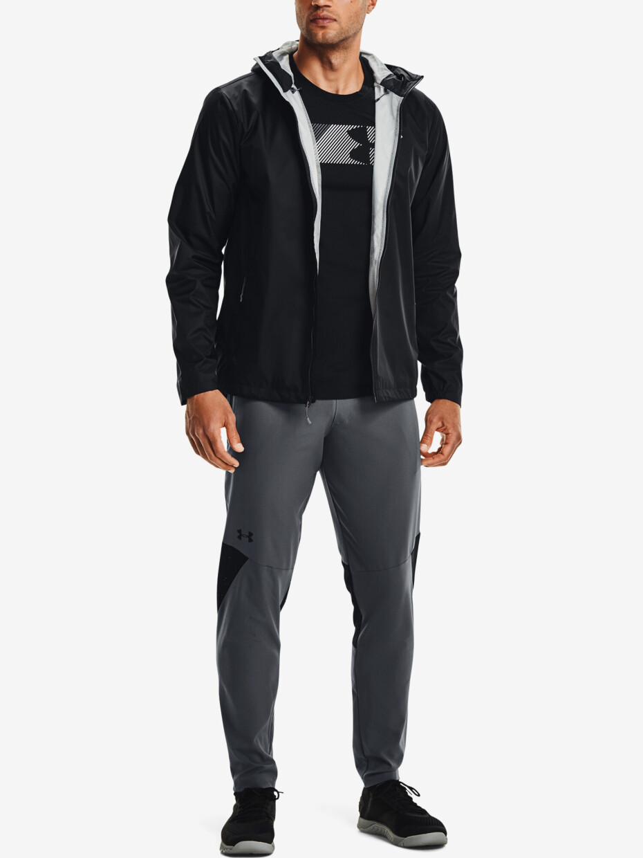 Pánská bunda Under Armour  Forefront Rain Storm Jacket-Blk XXL - main (1)