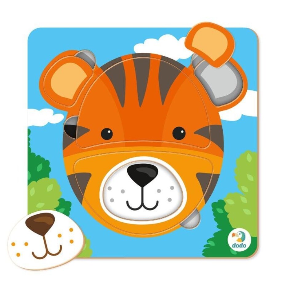 Dodo Puzzle Tygr 5 dílků - main (0)