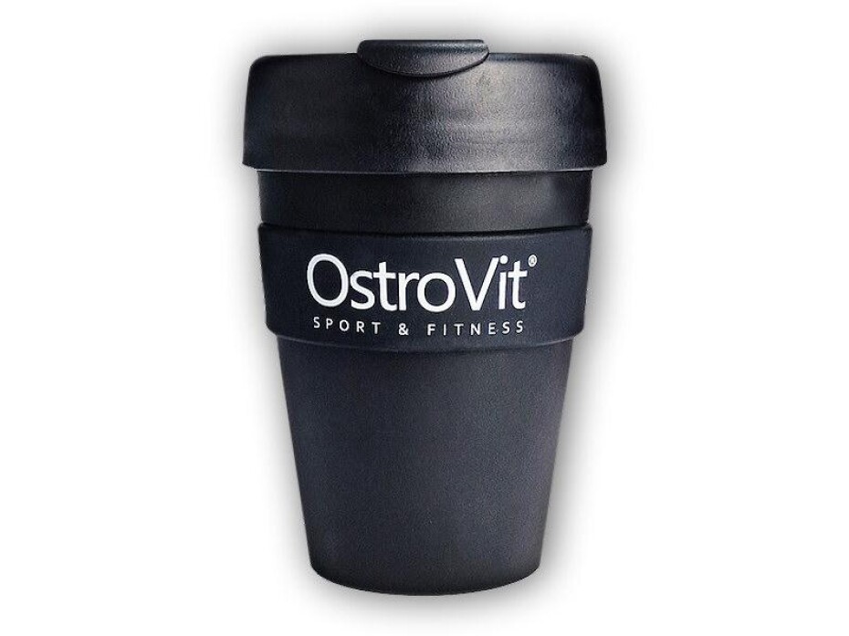 Ostrovit Mug 340ml černý hrnek se šroubovacím víčkem - main (0)