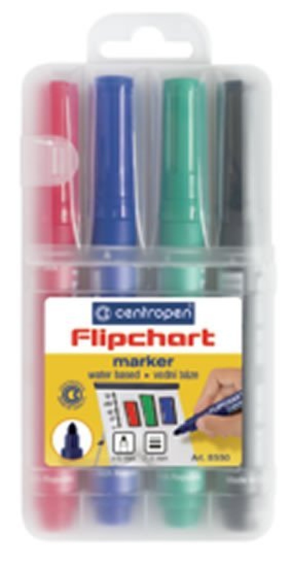 Centropen popisovač 8550 na flipchart (4 ks) - main (0)