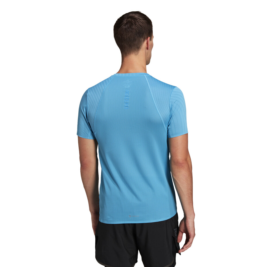 Pánské tričko adidas  Adizero Speed Tee App Sky Rush M - main (2)
