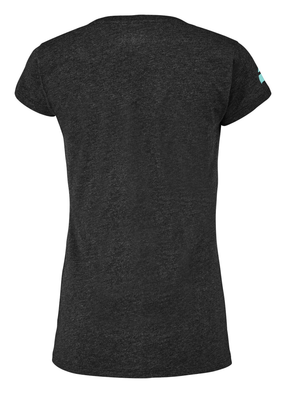 Dámské tričko Babolat  Exercise Flag Tee Women Black Heather L - main (2)