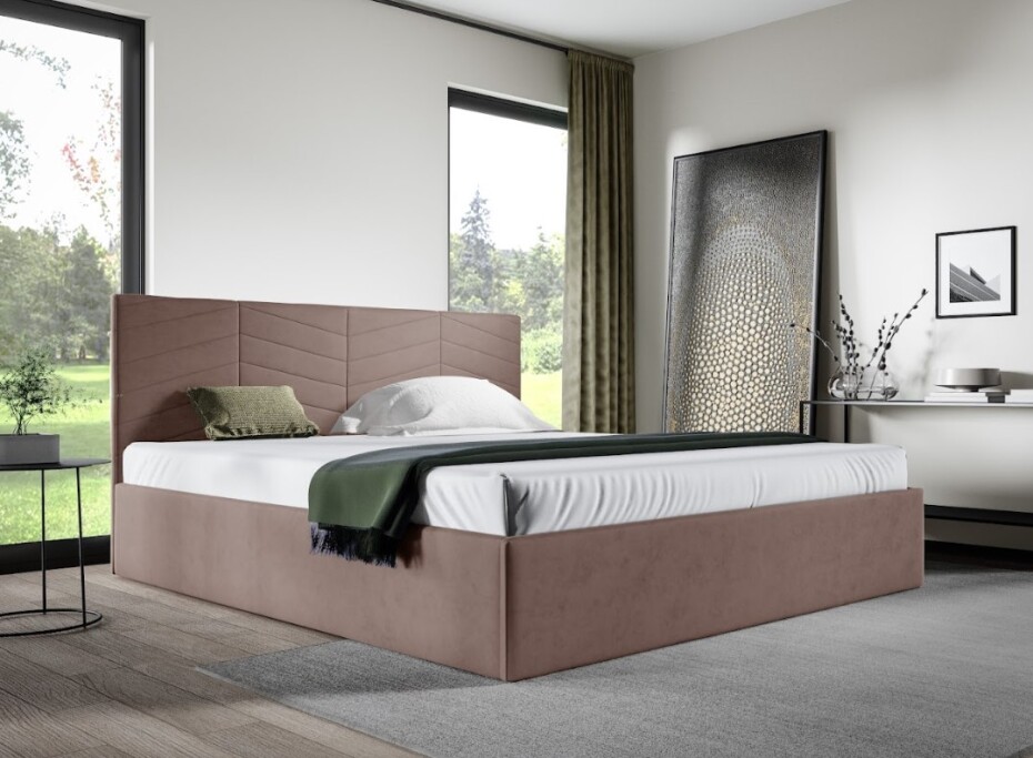 ArtPK Manželská postel LUCY 06 | 160 x 200 cm Barva: Trinity 05 - main (13)