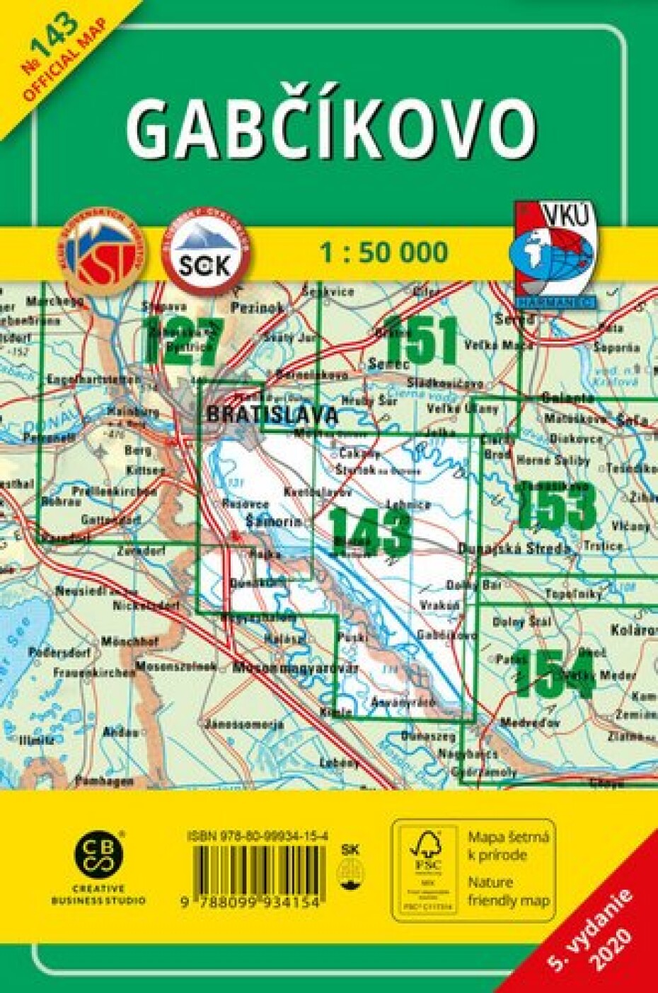 Gabčíkovo 1 : 50 000 - main (0)