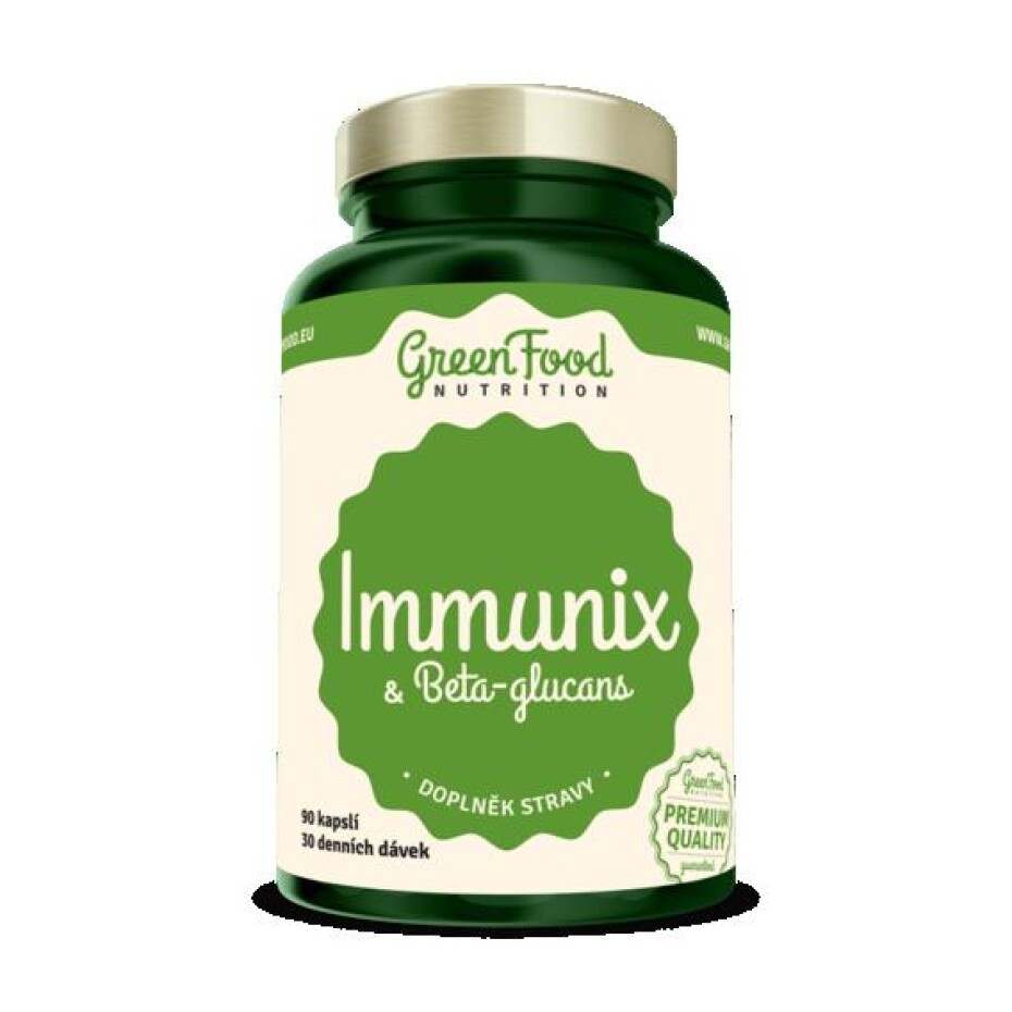GreenFood Immunix Beta-glucans 90 kapslí - main (0)