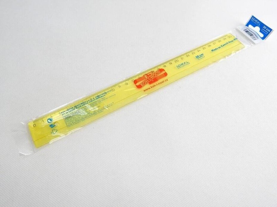 Koh-i-noor pravítko 30 cm žluté - main (0)