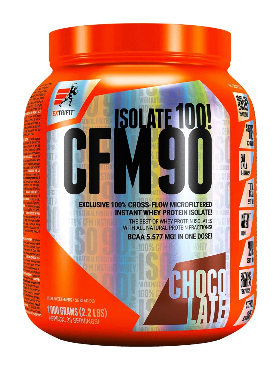 Extrifit CFM90 Instant Whey Isolate 1000 g čokoláda - main (0)
