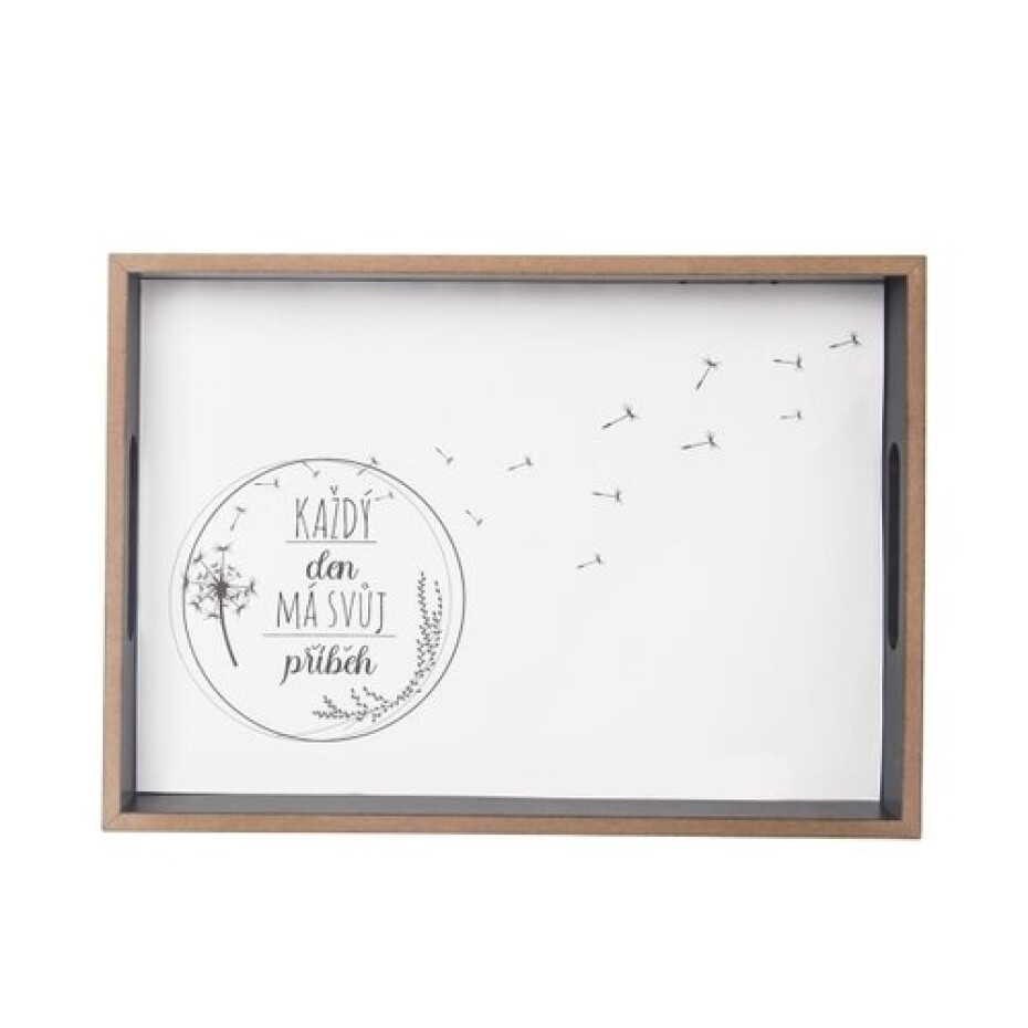 Orion Tác lisované dřevo servírovací KAŽDÝ DEN 34x24 cm  - main (1)