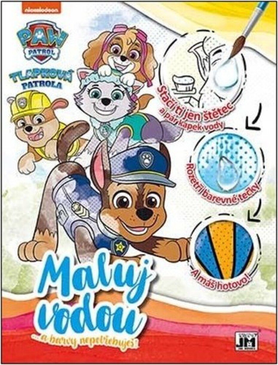 Tlapková patrola - Maluj vodou, 1.  vydání - Neznámý - main (0)
